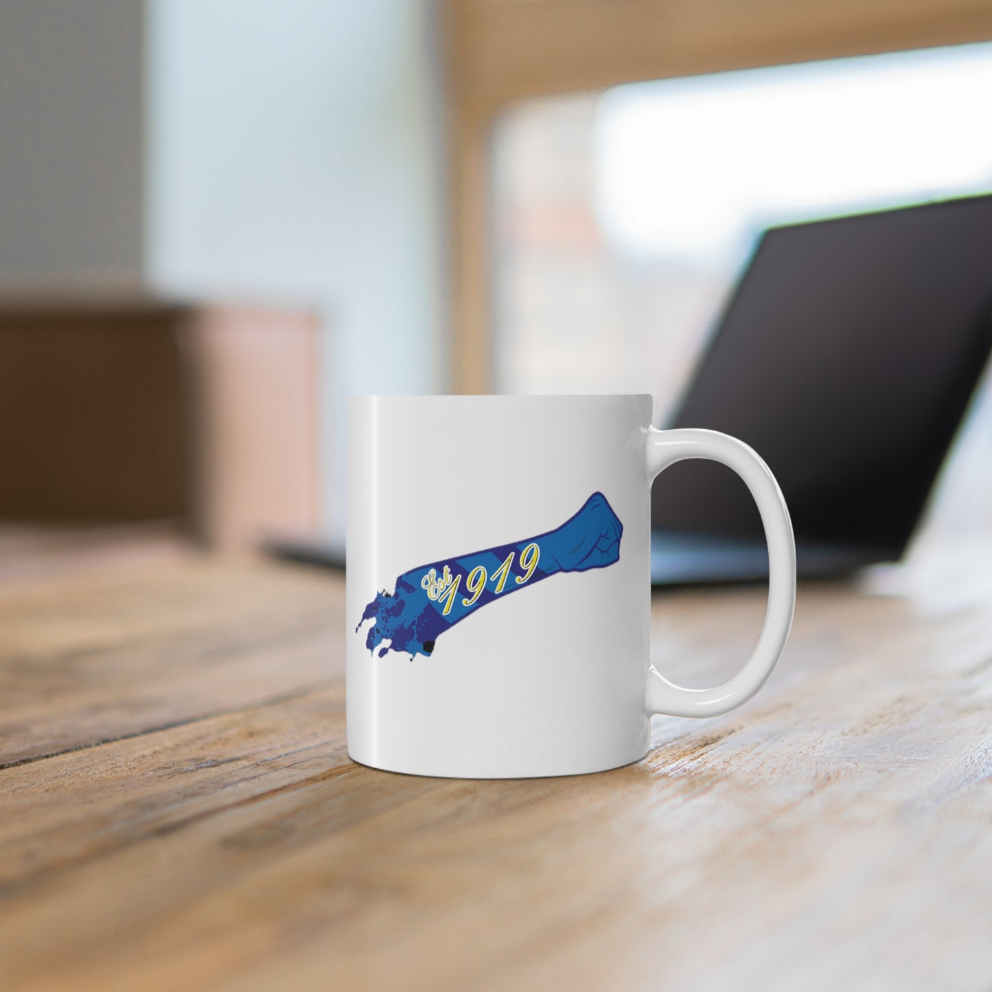 Blue Leeds Salute Mug