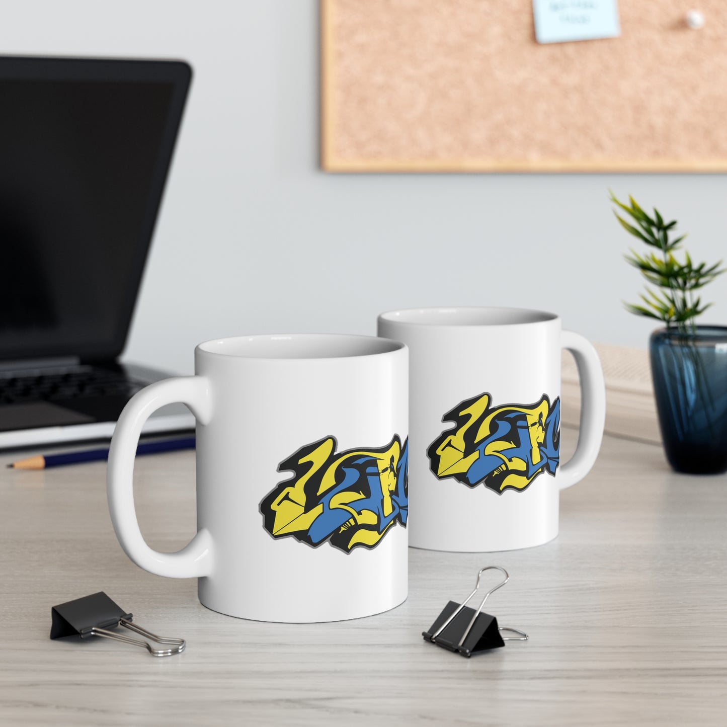 LUFC Grafiti Mug