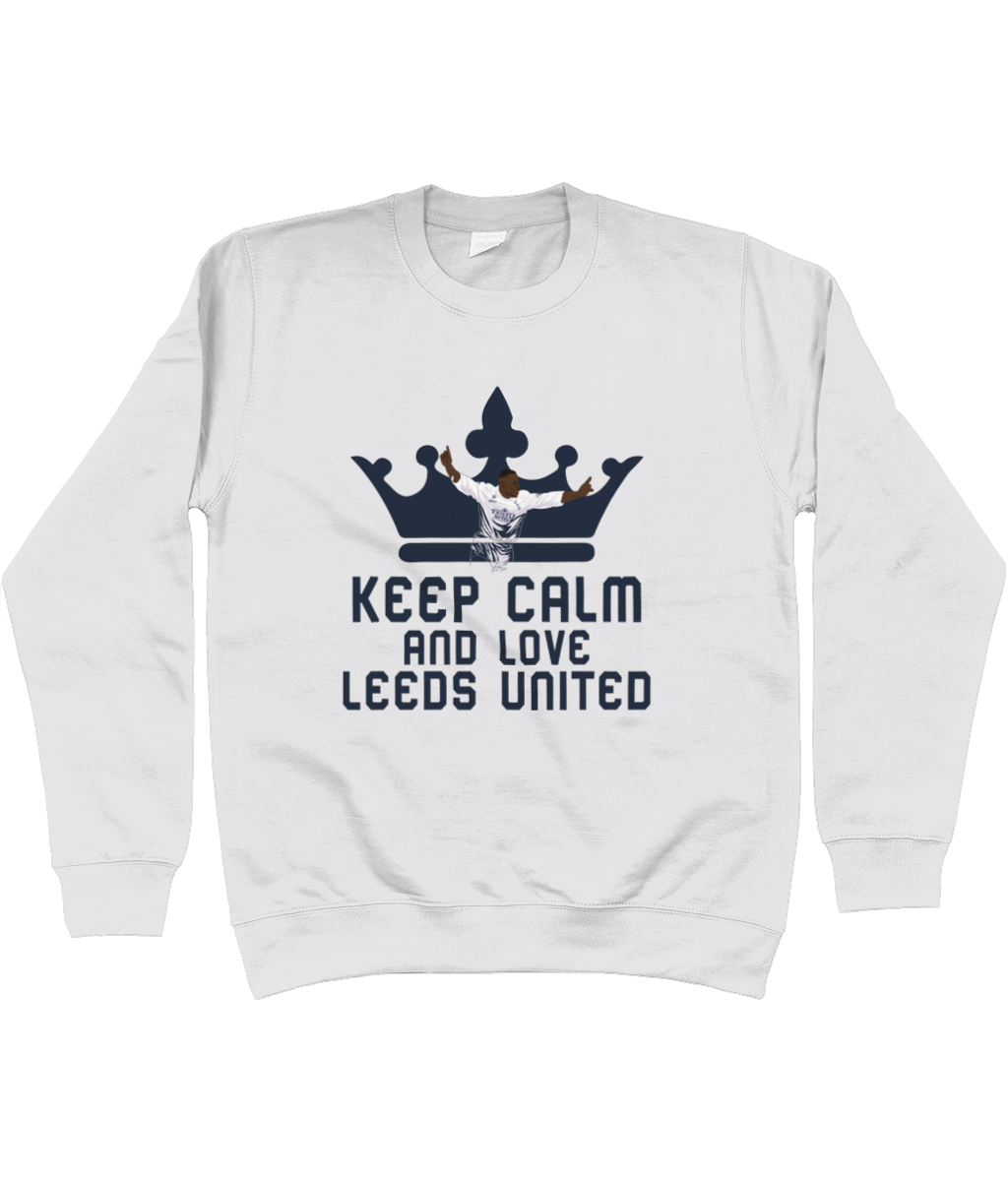 Keep Calm And Love Leeds United Jumper Women