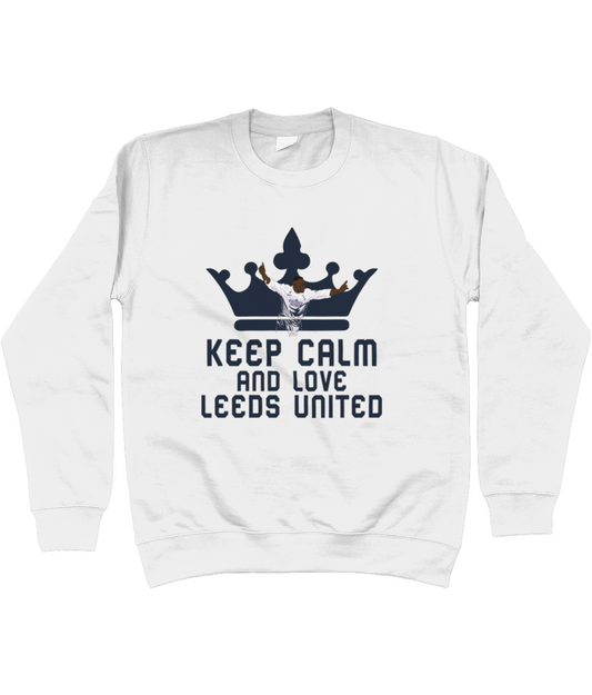 Keep Calm And Love Leeds United Jumper Men