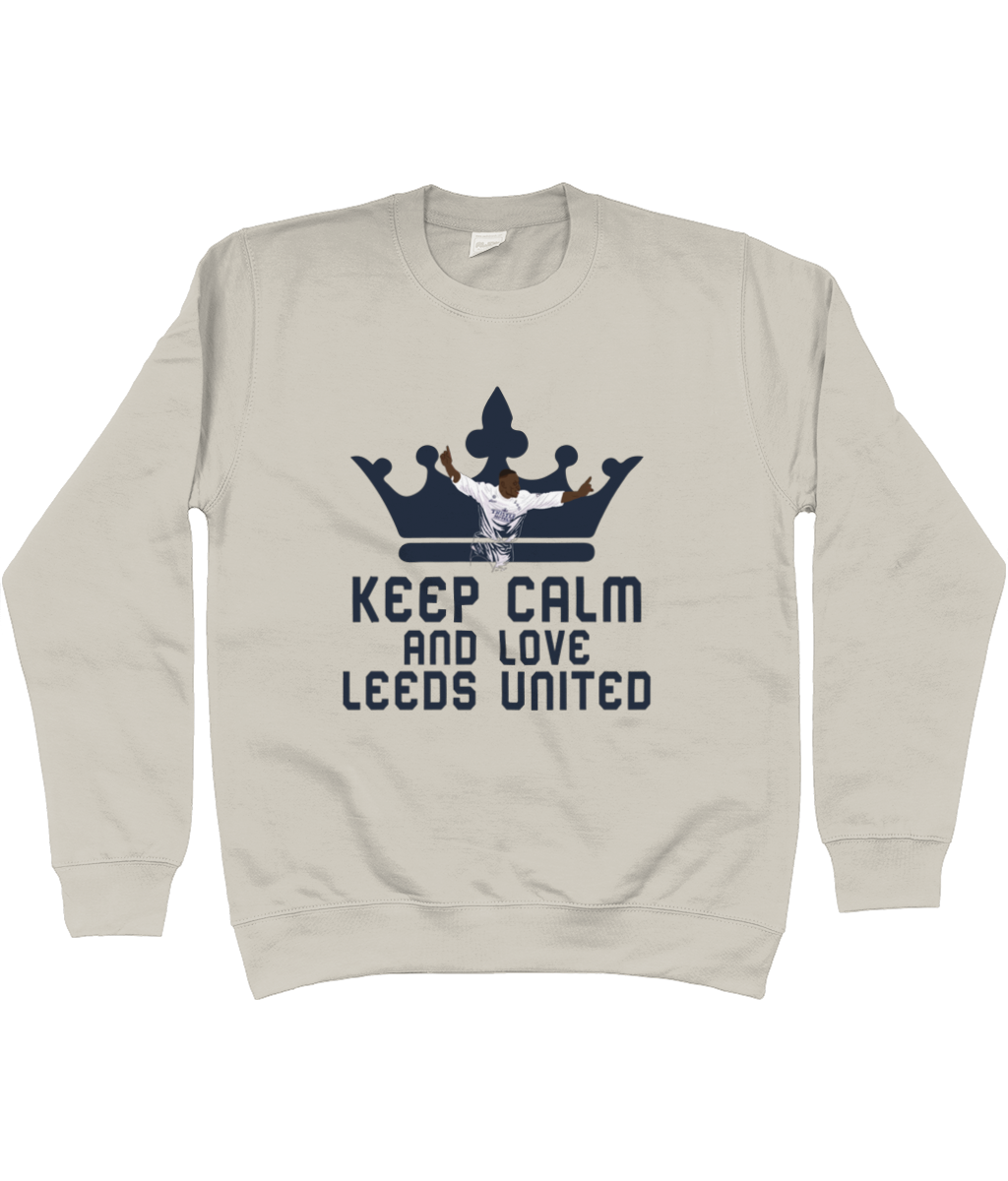 Keep Calm And Love Leeds United Jumper Men