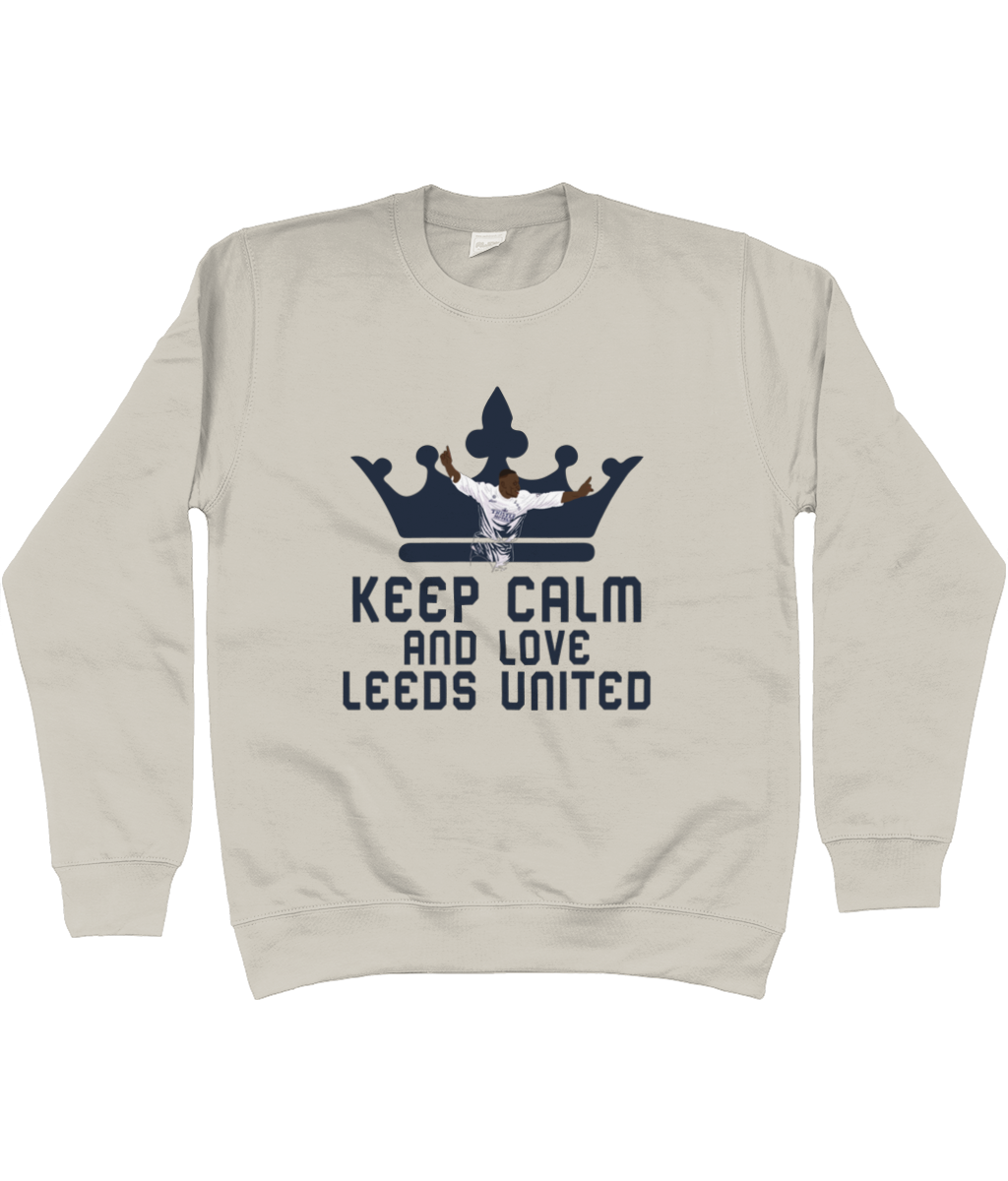 Keep Calm And Love Leeds United Jumper Women