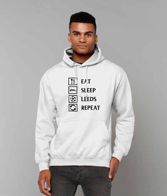 Hoodie Eat, Sleep, Leeds, Repeat