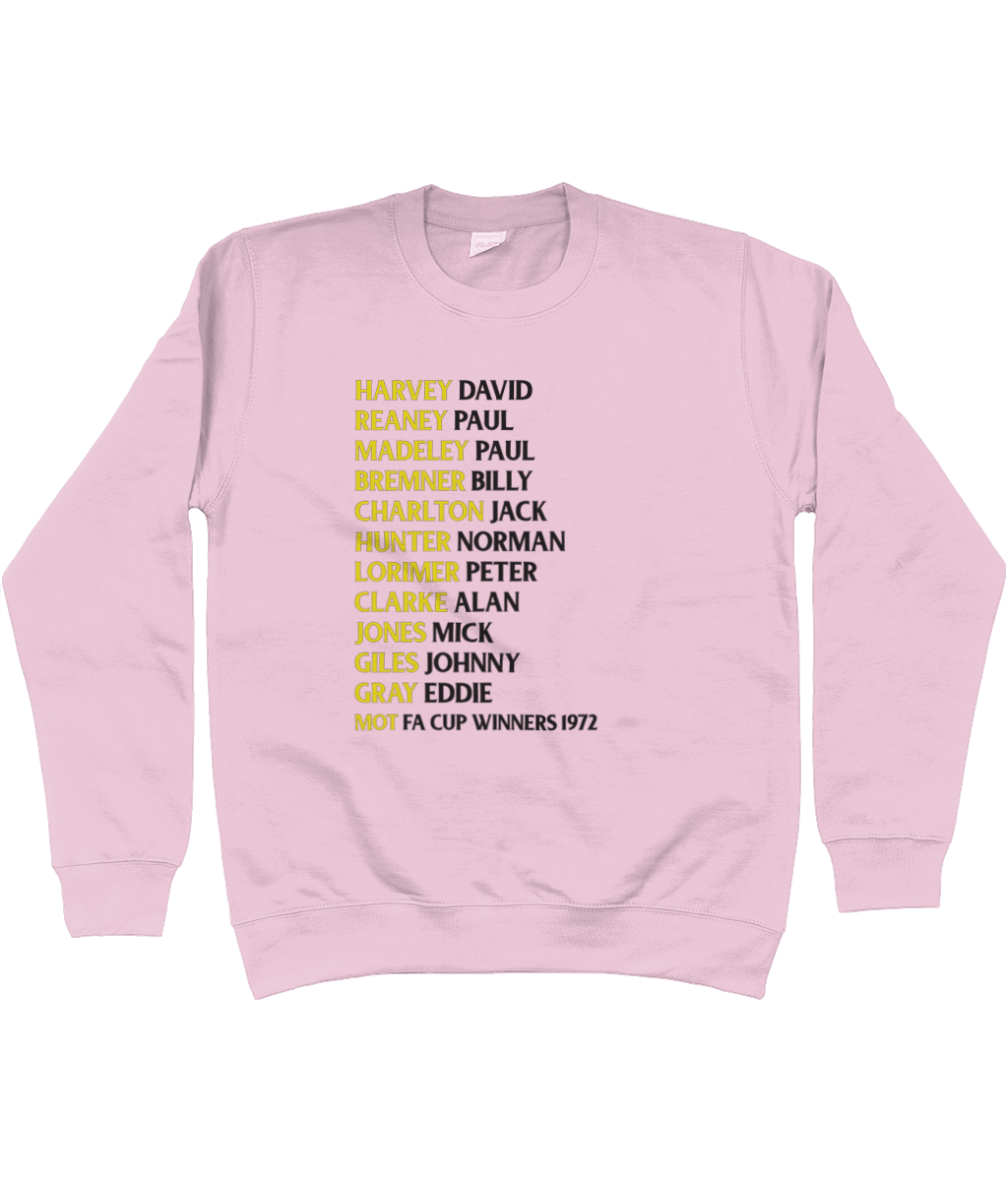 LUFC 1972 FA Cup Winners Jumper Women