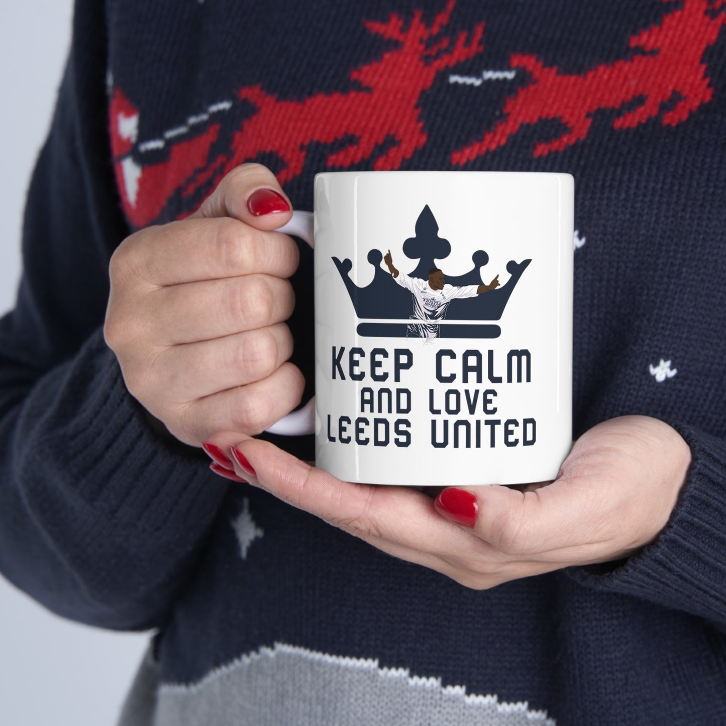 Keep calm and Love Leeds United mug