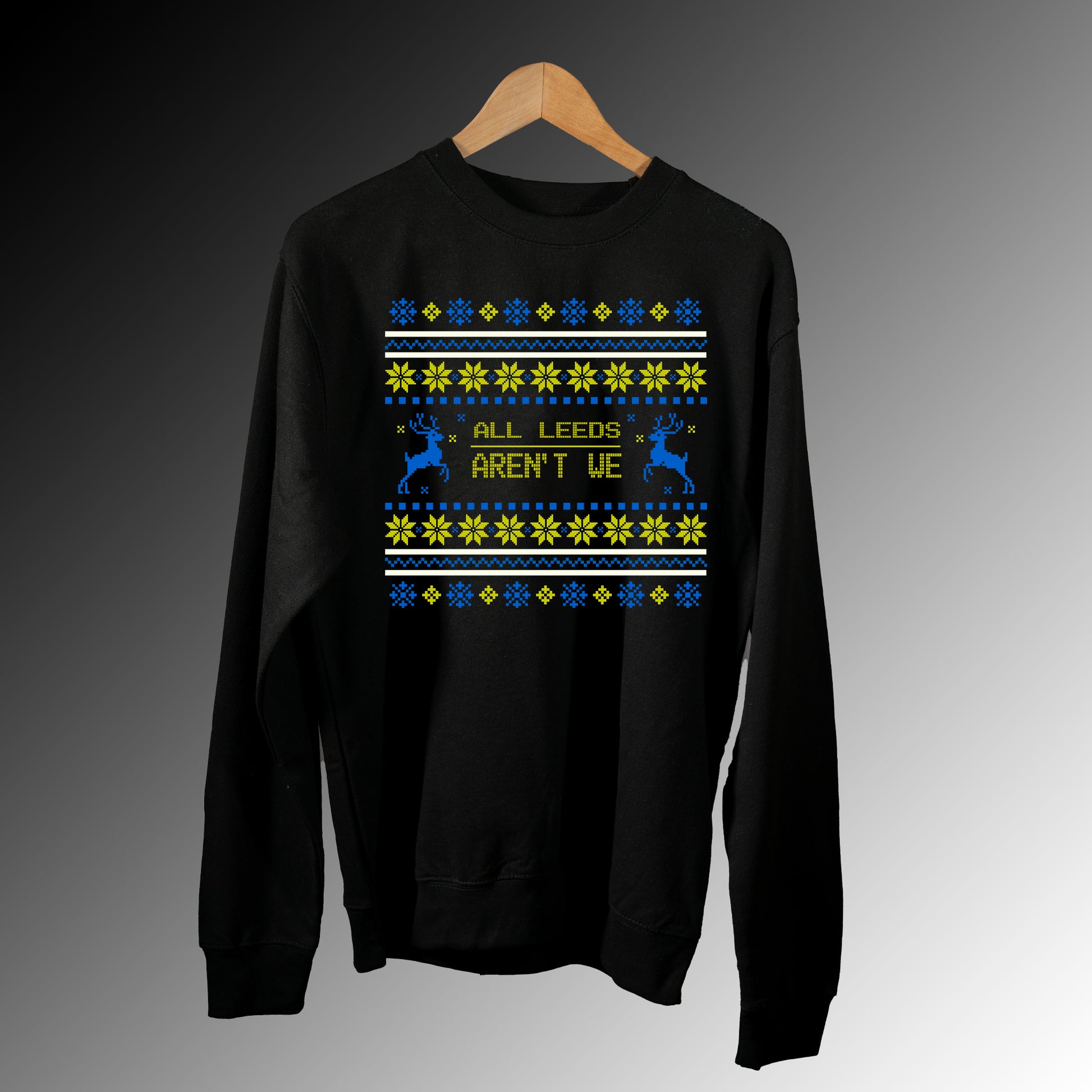 Black Leeds unite christmas jumper