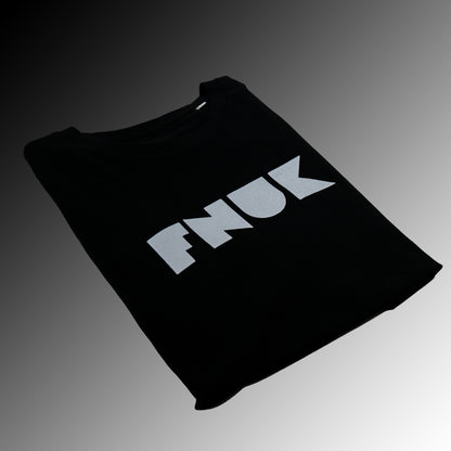 Camiseta con Logo FNUK para Hombre en Blanco y Negro